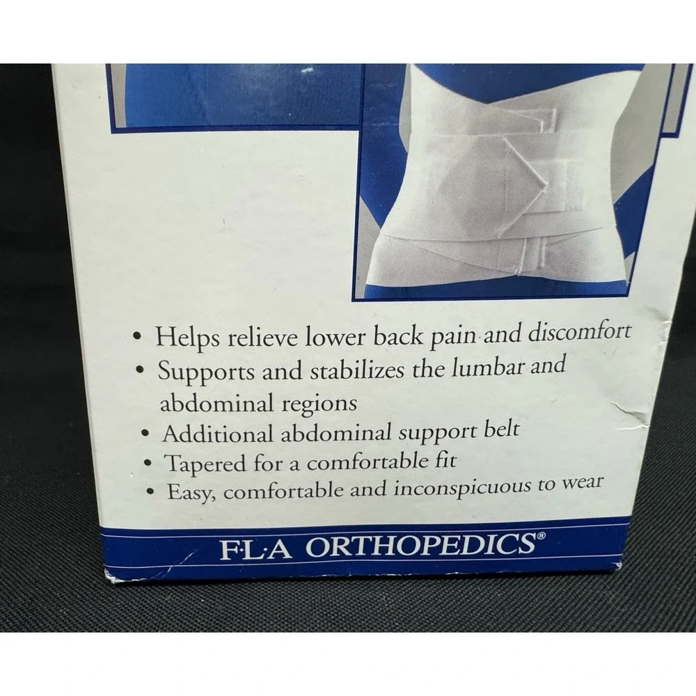 FLA Orthopedics Hospital Grade 2X Back Lumbar Sacral Support Universal 45